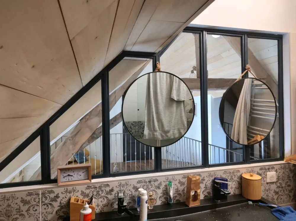 Fabrication sur mesure de verrières en acier forgé à Mios (webp